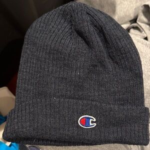 Champion Dark Blue Knit Beanie
